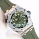 Swiss Copy Audemars Piguet Royal Oak Offshore Diver 15720 Green Dial Green Rubber Watch 42MM (2)_th.jpg
